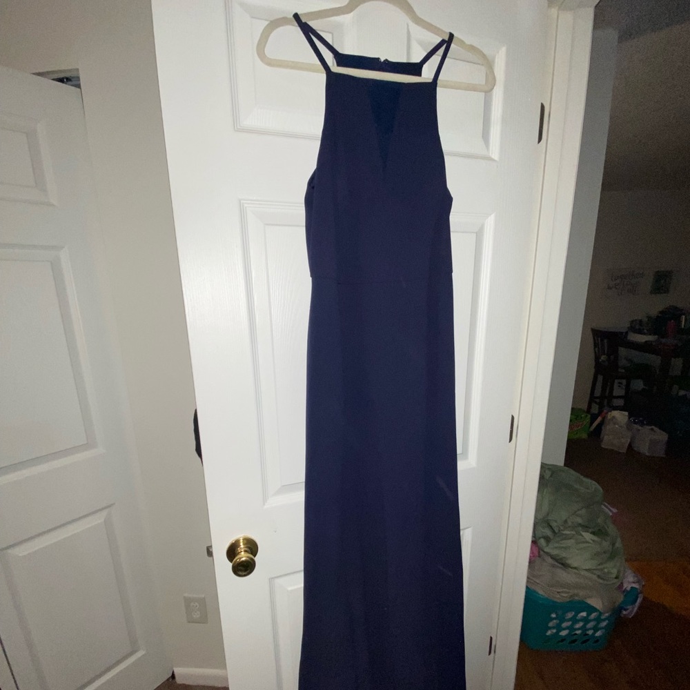 David’s bridal high neck mermaid dress